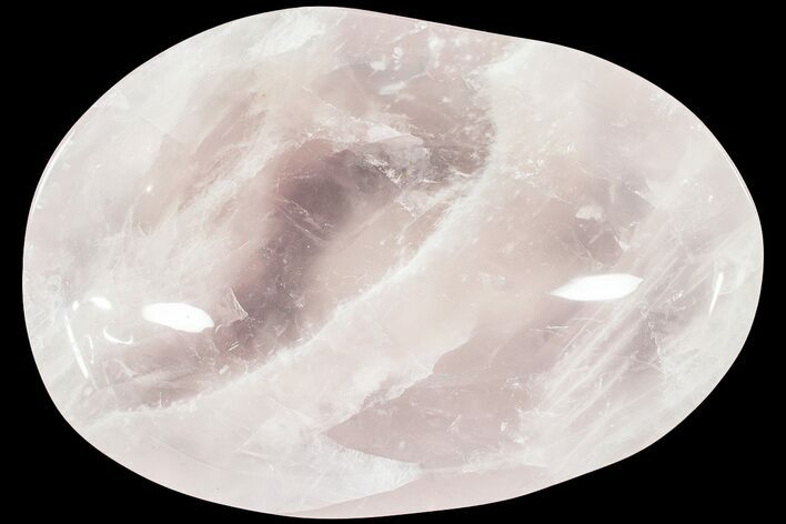 Polished Rose Quartz Bowl #232401